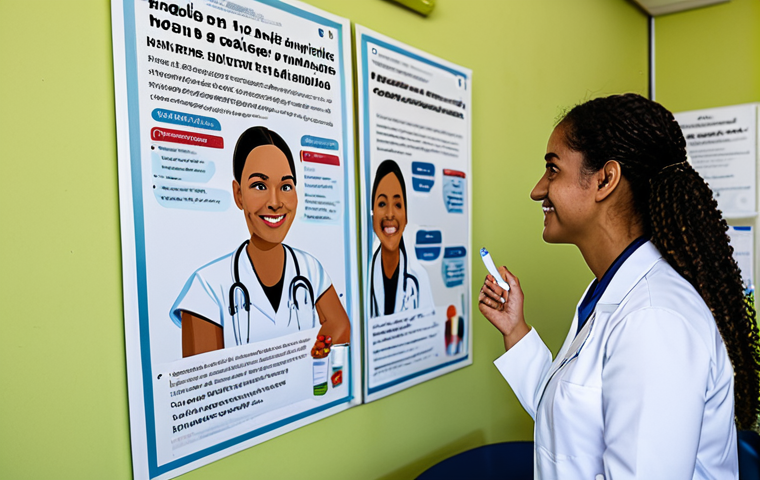 Vaccination Awareness**
"A bright, modern health center waiting room with diverse people of all ages, fully clothed, waiting for vaccinations. A friendly nurse is talking to a young mother about the importance of childhood vaccinations. Informational posters about vaccines in Portuguese are on the walls. Safe for work, appropriate content, family-friendly, professional setting, perfect anatomy, natural proportions, well-formed hands, proper finger count, modest clothing, natural pose, high quality, professional photography."
**