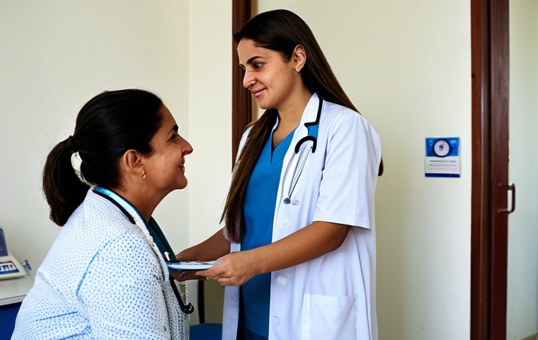 Posto de Saúde (Public Health Clinic) Visit**
"A fully clothed woman in modest clothing, consulting with a doctor in a clean, well-lit "posto de saúde" (public health clinic) in Brazil. The doctor is wearing a white coat. Focus on the professional interaction and the care setting. Safe for work, appropriate content, perfect anatomy, natural proportions, family-friendly, professional photography, high quality."
**